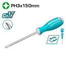 Отвертка крестовая PH3х150 мм TOTAL TSDRSPH3150 (TSDRSPH3150) 