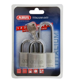 Комплект замков навесных Abus 727TI/40x2+40HB63 Triples