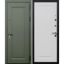 Дверь входная "Мирель" RAL 6007/RAL 9003 (правая)  960х2060 мм