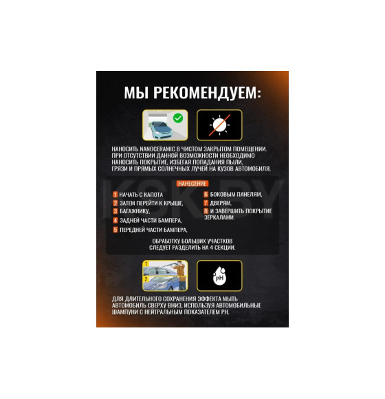 Покрытие для кузова автомобиля Defender Auto CeramicProfessional