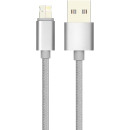 Кабель USB 2.0-microUSB+Lightning, 1,0м, 2.1А, Partner (PR034116) 