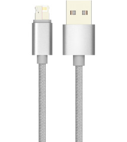 Кабель USB 2.0-microUSB+Lightning, 1,0м, 2.1А, Partner