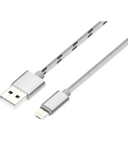 Кабель USB 2.0-microUSB+Lightning, 1,0м, 2.1А, Partner