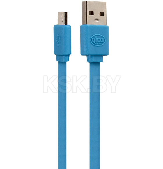 Кабель удлинительный для смартфонов microUSB 100см синий (510/64) 