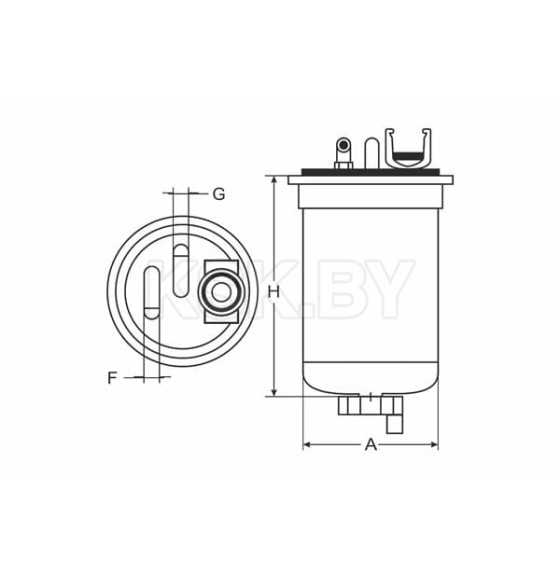 Фильтр топливный SCT ST 785 (ST 785) 