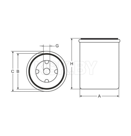 Фильтр топливный SCT ST 6094 (ST 6094) 