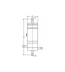 Фильтр топливный SCT ST 6159