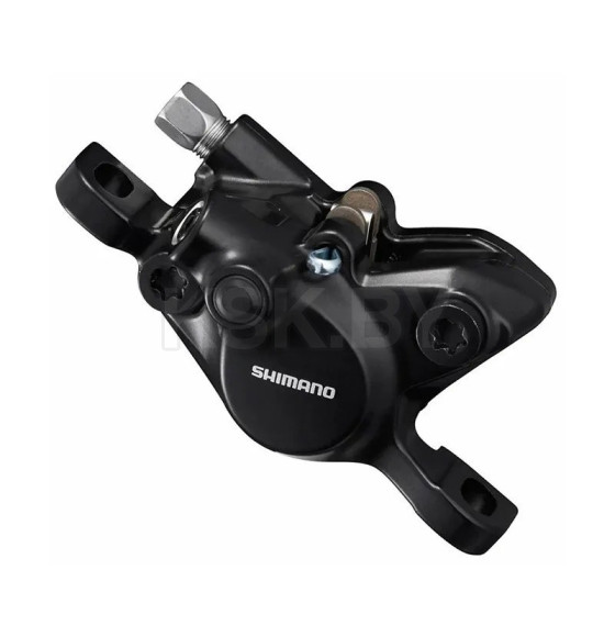 Калипер гидравлический Shimano MT200, post mount, пластиковые колодки B01S, без адаптера, черный (6649) 