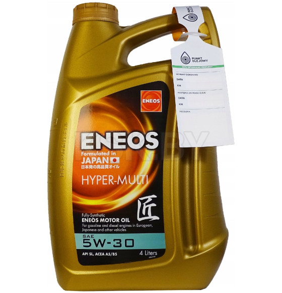 Масло моторное ENEOS HYPER-MULTI 5W-30 4 л (EU0033301N) 