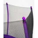 Батут Calviano 252 см (8ft) пружинный с внешней защитной сеткой и лестницей  OUTSIDE master purple