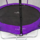 Батут Calviano 252 см (8ft) пружинный с внешней защитной сеткой и лестницей  OUTSIDE master purple