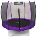 Батут Calviano 252 см (8ft) пружинный с внешней защитной сеткой и лестницей  OUTSIDE master purple