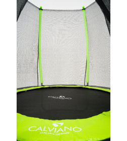 Батут Calviano 183 см (6ft) пружинный с  внешней защитной сеткой без лестницы OUTSIDE master GREEN