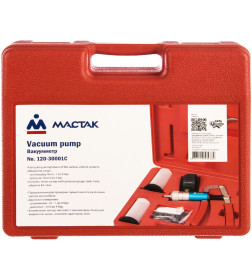 Вакуумметр, комплект адаптеров МАСТАК 120-30001C  -1 до 4 бар