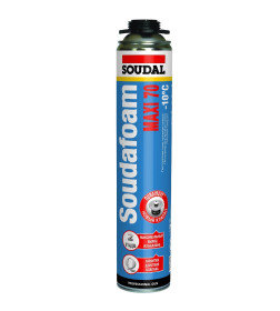 Пена PROF монтажная Soudal Gun MAXI 70 Winter, (выход до 70 л)  870 мл