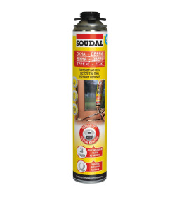 Пена PROF монтажная Soudal Gun Yellow, 750мл