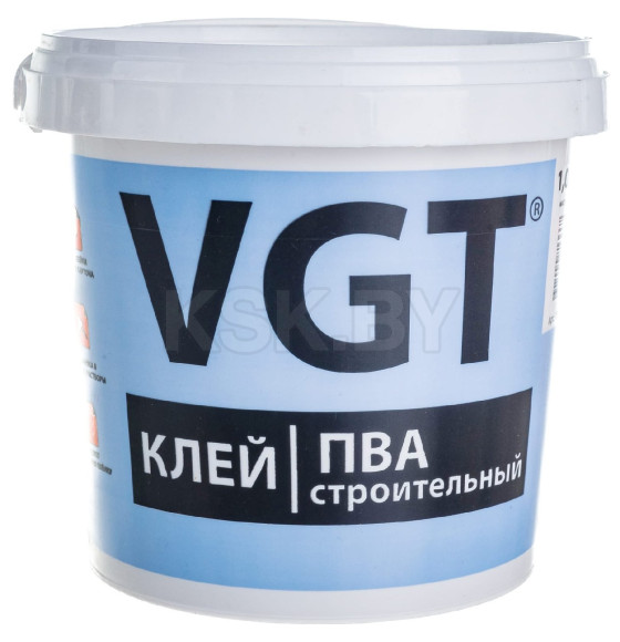 Клей ПВА VGT строительный, 1 кг