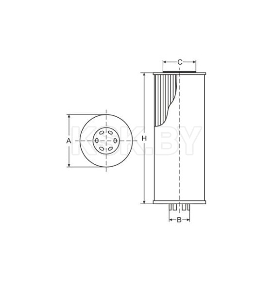 Фильтр масляный SCT SH4771L (SH 4771 L) 