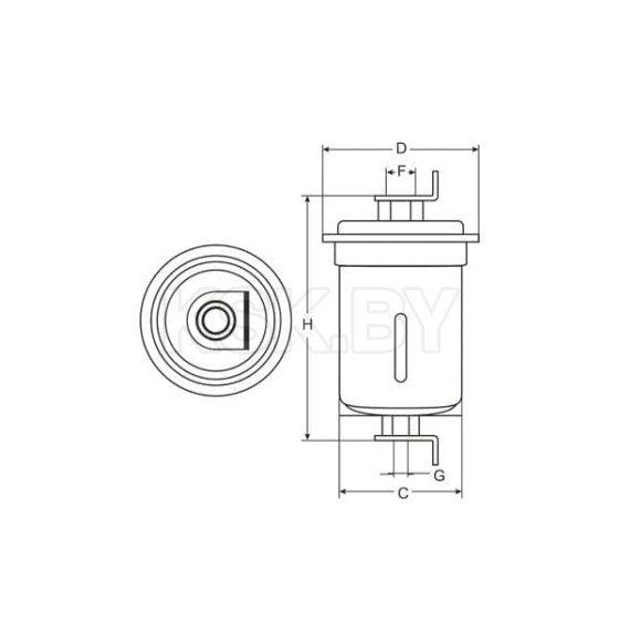 Фильтр топливный SCT ST 798 (ST 798) 