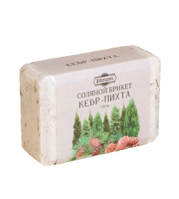 Соляной брикет "Кедр-Пихта" 1,35 кг Добропаровъ