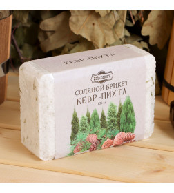 Соляной брикет "Кедр-Пихта" 1,35 кг Добропаровъ