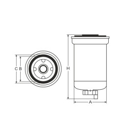 Фильтр топливный SCT ST 353