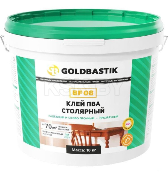 Клей ПВА столярный GOLDBASTIK BF 08,10 л