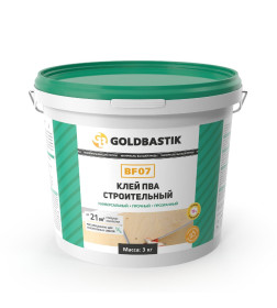 Клей ПВА строительный GOLDBASTIK BF 07, 3 л