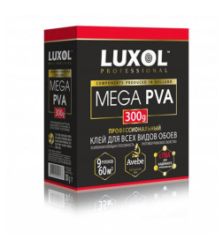 Клей обойный Luxol MEGA PVA (Professional) 300г