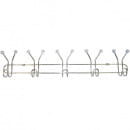 Вешалка в ванную комнату на 5 крючков металлическая,прямоугольная,цвет хром.арт.Bisk.арт.280886       (280886      ) 