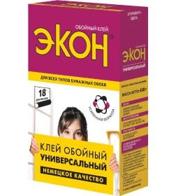 Клей обойный универсальный "ЭКОН" 450г. 