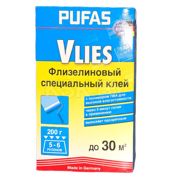 Клей обойный PUFAS Флизелиновый  специальный, 200 г