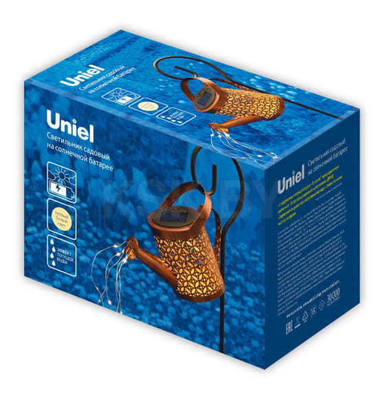Светильник на солнечных батареях  USL-S-822-PT210 SPRINKLER IP44 Uniel (UL-00011595) 