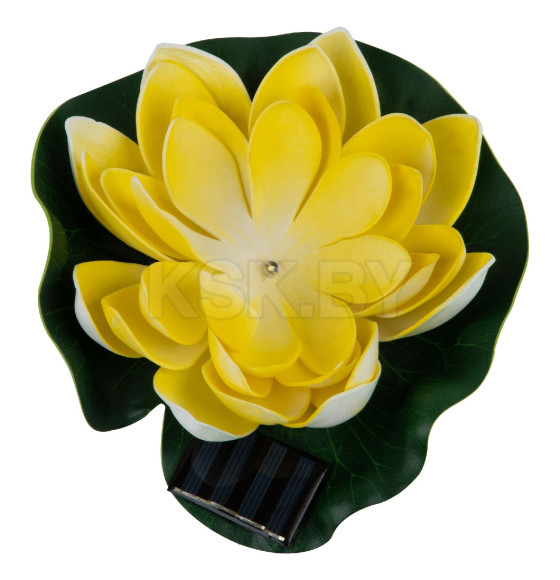 Светильник на солнечных батареях USL-S-827-PT060 YELLOW WATERLILY IP44 Uniel (UL-00011600) 