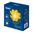 Светильник на солнечных батареях USL-S-827-PT060 YELLOW WATERLILY IP44 Uniel (UL-00011600) 