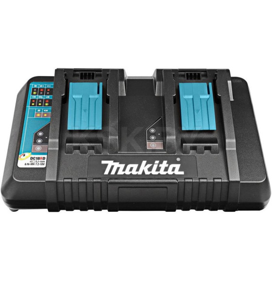 Зарядное устройство  DC18RD  (18V LXT / 2 порта / быстрое), MAKITA (630876-7) 