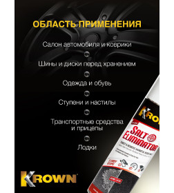 Моющее средство для удаления солей и реагентов KROWN 400мл.