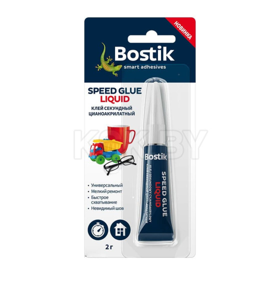 Клей секундный BOSTIK Speed Glue Liquid  2 гр (BOK638080) 