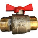 Кран шаровой  3/4" нар/нар (бабочка),  Kalde (3391-bpe-0c0000) 