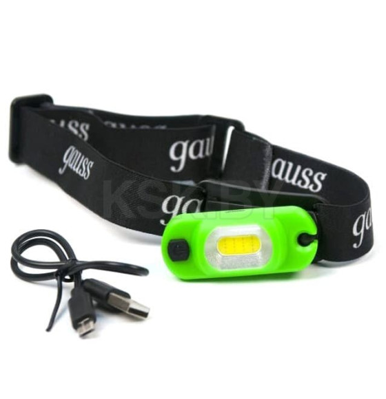 Фонарь налобный GFL408 3W 150lm Li-ion 300mAh LED Gauss (GF408) 