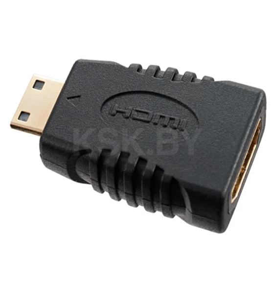 Переходник HDMI C (mini HDMI) вилка - HDMI A розетка A7001 PERFEO (A7001) 