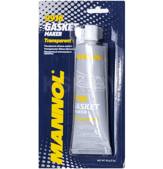 Жидкий герметик прозрачный MANNOL RTV Adhesive Sealant Blue 85г. (9916) 