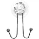 Крючок двойной металлический,цвет хром. Testrut.Кристалл  арт.280881 (280881) 