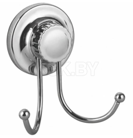 Крючок двойной на присосках,металлический,цвет хром.Ledeme L3705-2  (L3705-2) 