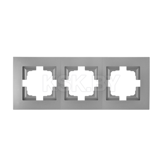 Рамка 3-я серебро Новый Стиль Bylectrica (ЮЛИГ.735212.553 серебро) 
