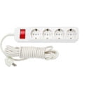 Удлинитель 4 розетки 5м с з/к с выключателем и шторками 10А Bylectrica У10-282 (У10-282 5м) 