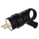 Вилка штепсельная с з/к черный Bylectrica В16-385 (В16-385) 