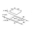 Панель варочная индукционная Bosch PUE612BB1J (PUE612BB1J) 