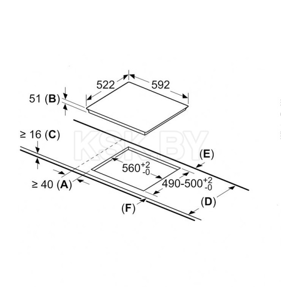 Панель варочная индукционная Bosch PUE612BB1J (PUE612BB1J) 