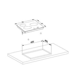 Панель варочная электрическая Weissgauff HV 430 BA
